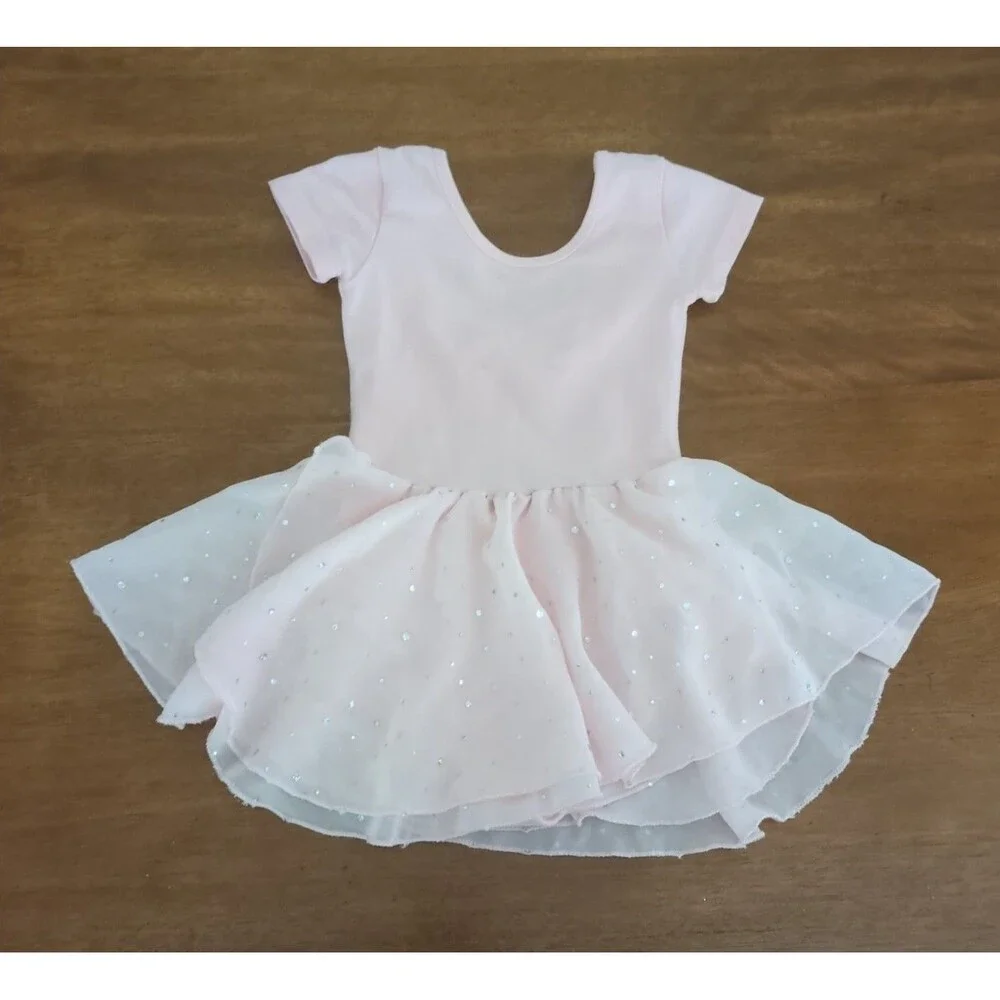 Girls Gymnastics and Ballet Dance leotards size 110 GUC